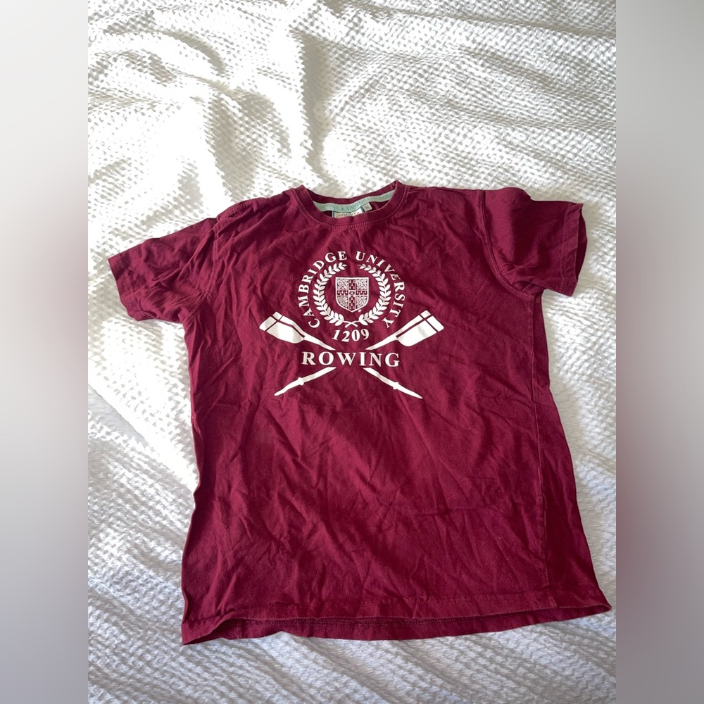 Cambridge University Rowing T-Shirt Size Medium